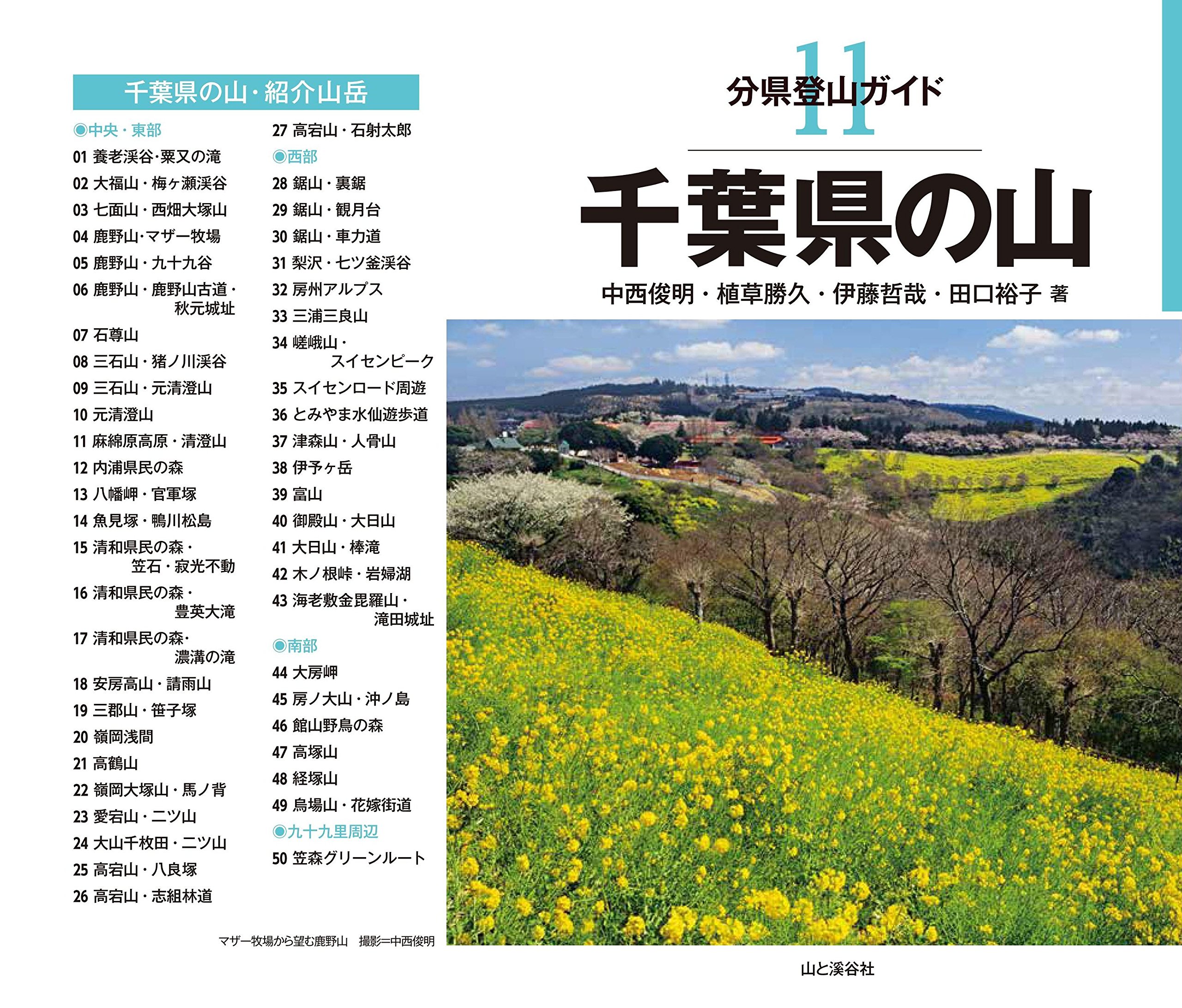 分県登山ガイド 11 千葉県の山 中西 俊明 植草 勝久 伊藤 哲哉 田口 裕子 本 通販 Amazon