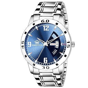 Avengers Day and Date Functioning Analogue Blue Dial Mens Watch- LS2732