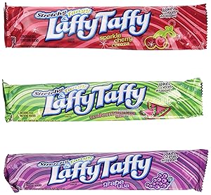 Laffy Taffy Stretchy & Tangy Variety Box, 1.5 oz Packages (Pack of 24)