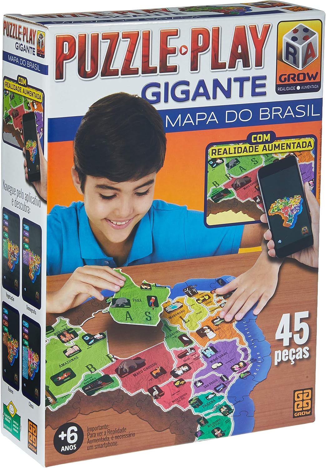 Gigante Mapa Do Brasil