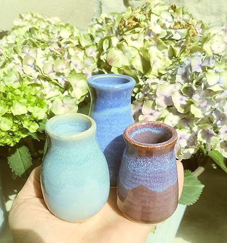 Amazon Com Bud Vases Miniature Pottery Handmade Stoneware