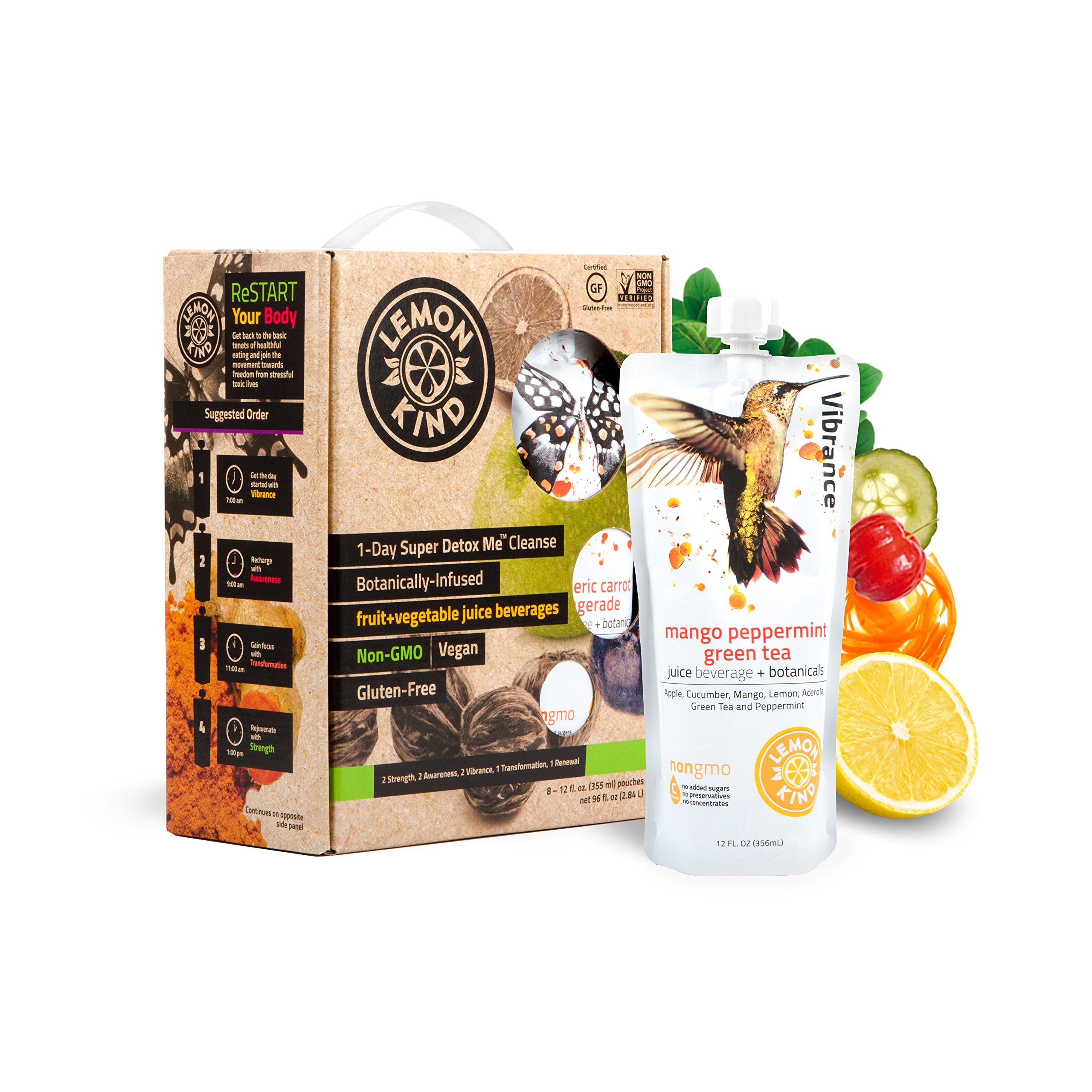 SUPER DETOX ME Purify and Debloat 1 Day Reset Cleanse by