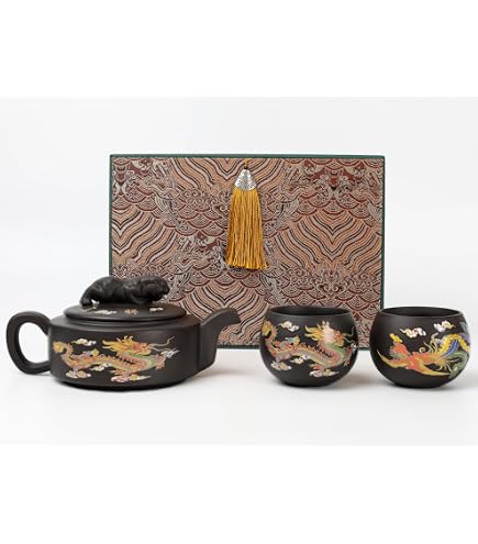 Amazon.com | Color-changing Teapot, 2024 Hand-made Dragon and