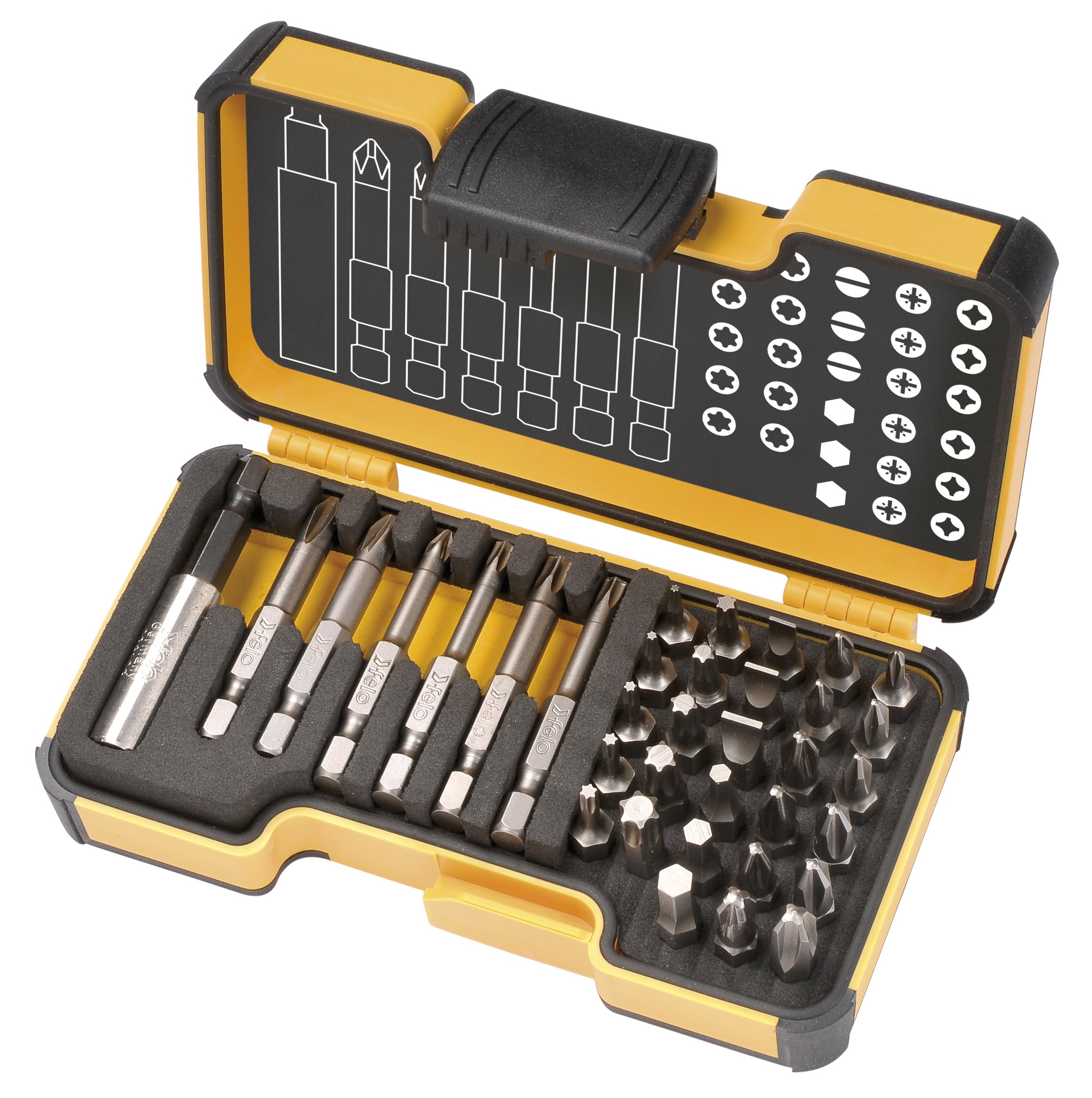 ‘Felo "Bits 35" Bit Box 35 Piece Set with Magnetic Holder, 020 735 16