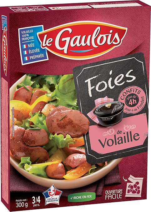 Le Gaulois Foies De Volaille Cuisines En Confit 300 G Richard Gotainer Amazon Fr Epicerie