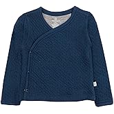 HonestBaby Side-Snap Matelasse Mini Quilted Top in Cozy 100% Organic Cotton Infant Baby Boys, Girls, Unisex