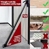 AceMining 2 Pack Security Bar for Door and Sliding Door Black view 6
