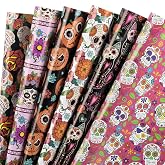 thumbnail image 2 of 12 Sheets Hanukkah Wrapping Paper Decorations Not Roll Menorahs 2 of 14