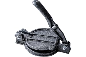 ARC USA, 0021, 5 inch Heavy Duty Cast Iron, Dough Press, Sopes Maker, Gorditas Maker, Flour Press, Even Pressing, Diameter (5