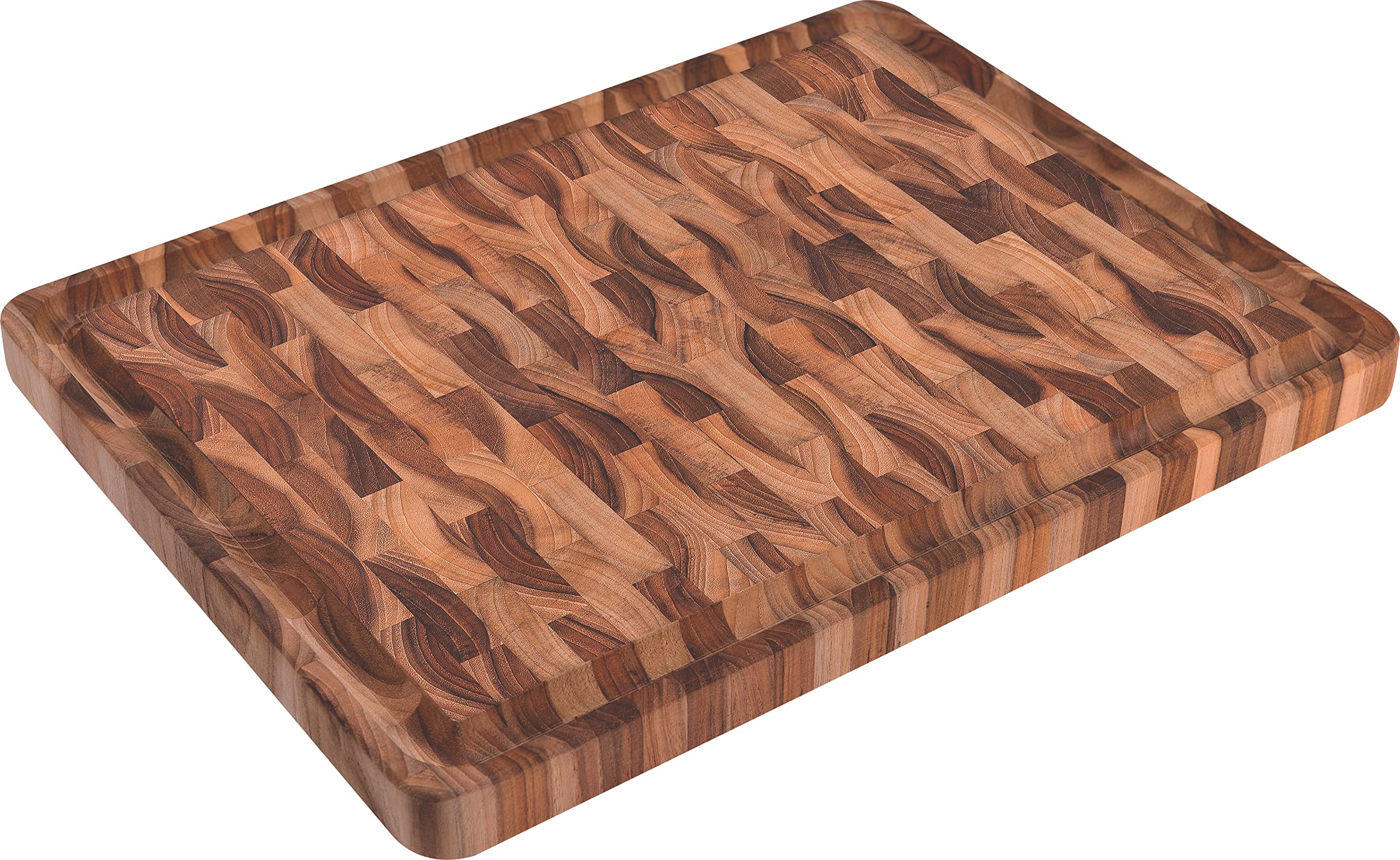Tramontina Teak End Wood Solid Chopping Board 45 x 34 x 3 cm