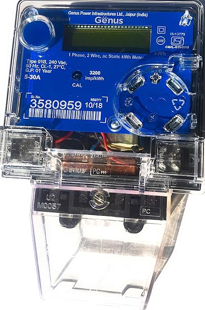 Genus Sub Meter Single Phase AC Static LCD Display (Class-1)