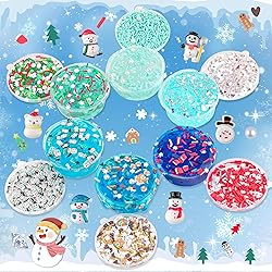 6pcs Slime Stocking Stuffers, Stocking Stuffers for