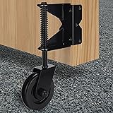 Gate Wheel Spring-Loaded Gate Caster Kit for Wooden