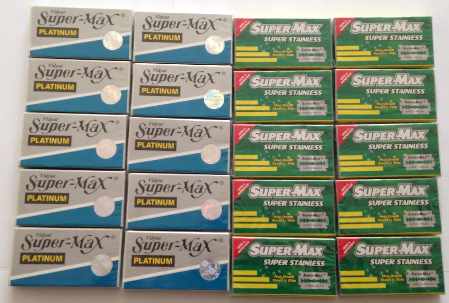 Double Edge Razor Blade Super Max Variety Pack 100