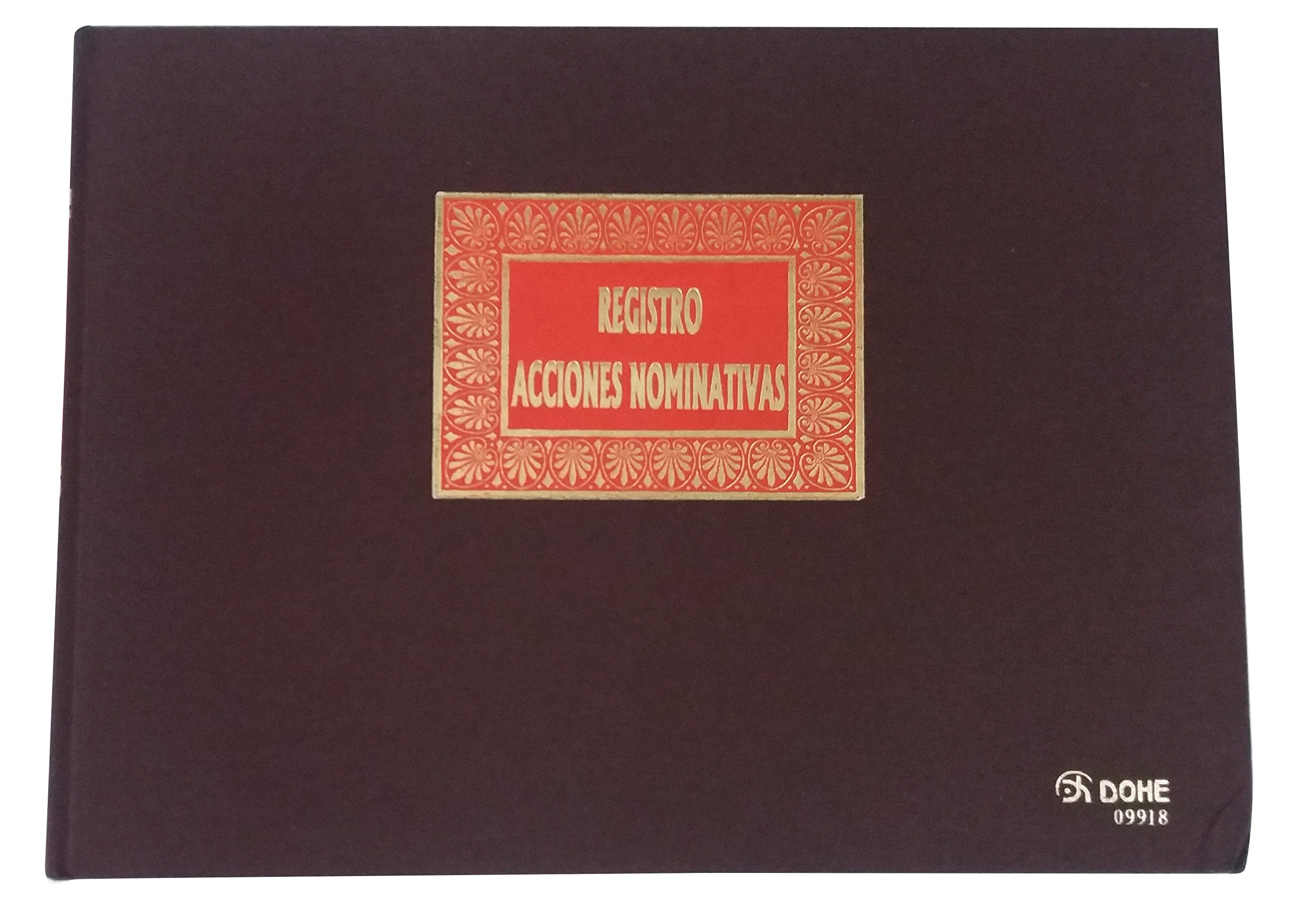 dohe 9918 – Registration Book, Actions nominativas, Folio Book