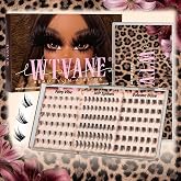 Wtvane mega volume lash extensions | 3 Styles Bottom Eyelash Extensions Fairy &amp; 30D Spiky &amp; Volume Lash Clusters DIY Bottom Lashes Extensions for Daily&amp;Full Glam