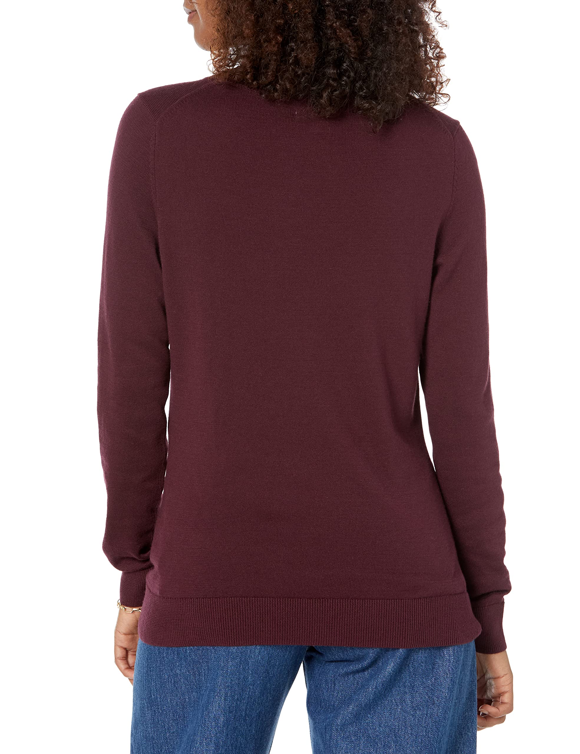 Amazon Essentials Women's Long-Sleeve Lightweight Crewneck Jumper (Available in Plus Size)