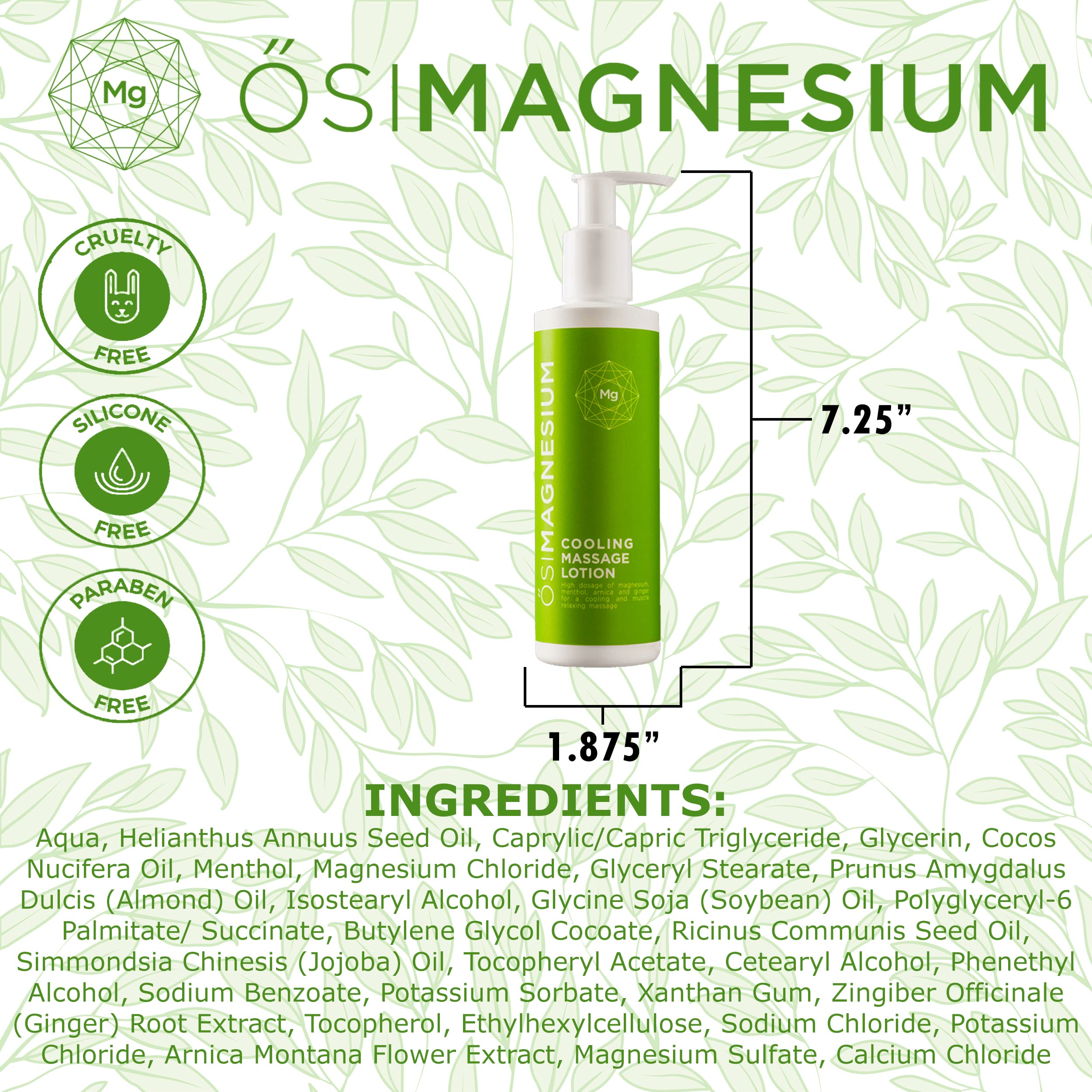 OSIMagnesium Magnesium Cooling Massage Lotion 200ml