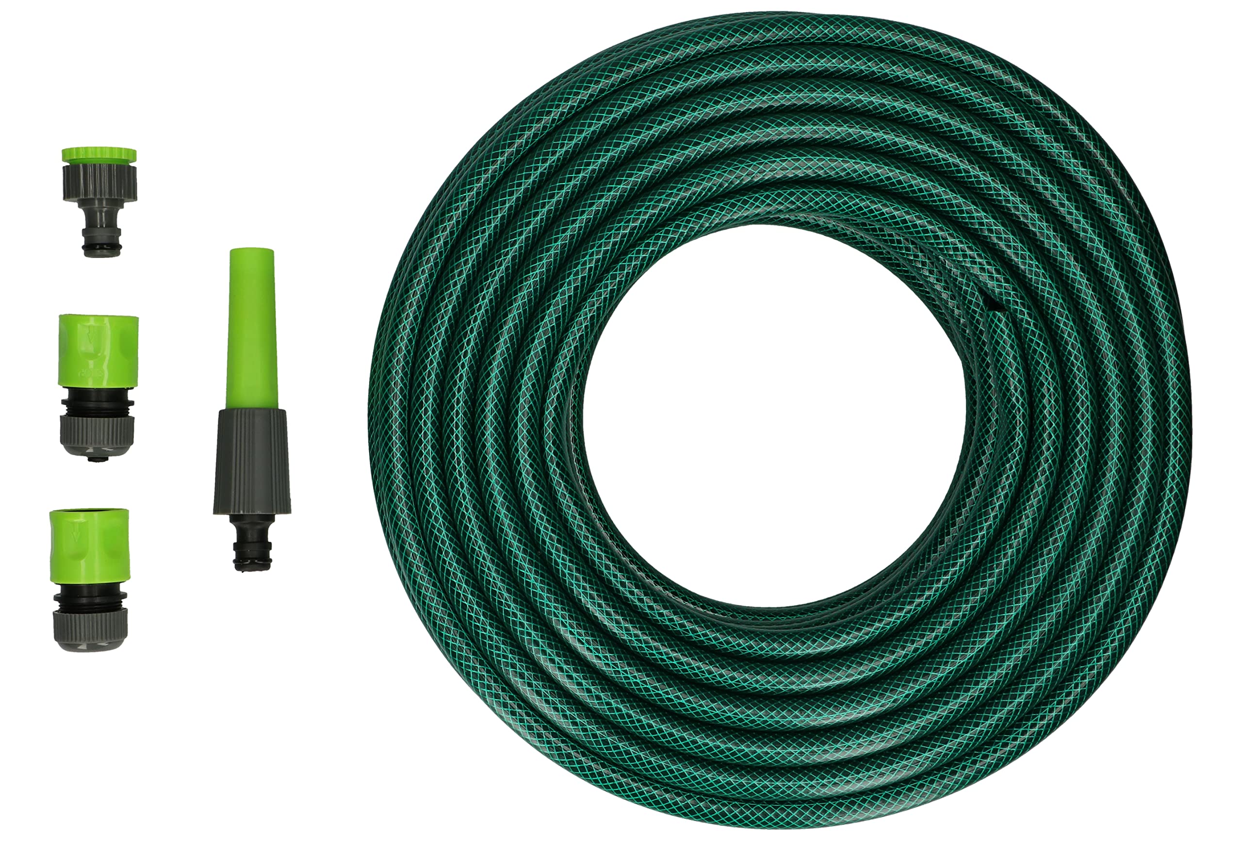 Kinzo Garden Hose Kit – Green, 32 x 32 x 9.5 cm