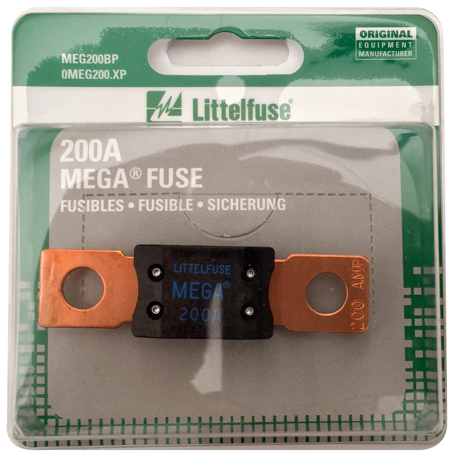 Amazon.com: Littelfuse MEG200XP MEGA Slo-Blo Automotive Bolt-Down Fuse:  Automotive