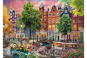 Ledgebay Paint by Numbers Adult Kit Beginner to Advance Color By Number Fun DIY Arts & Crafts Acrylic Paint (Beautiful Sunset