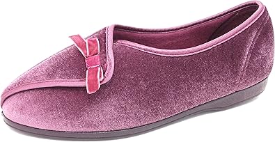 ladies slippers size 9 wide fit