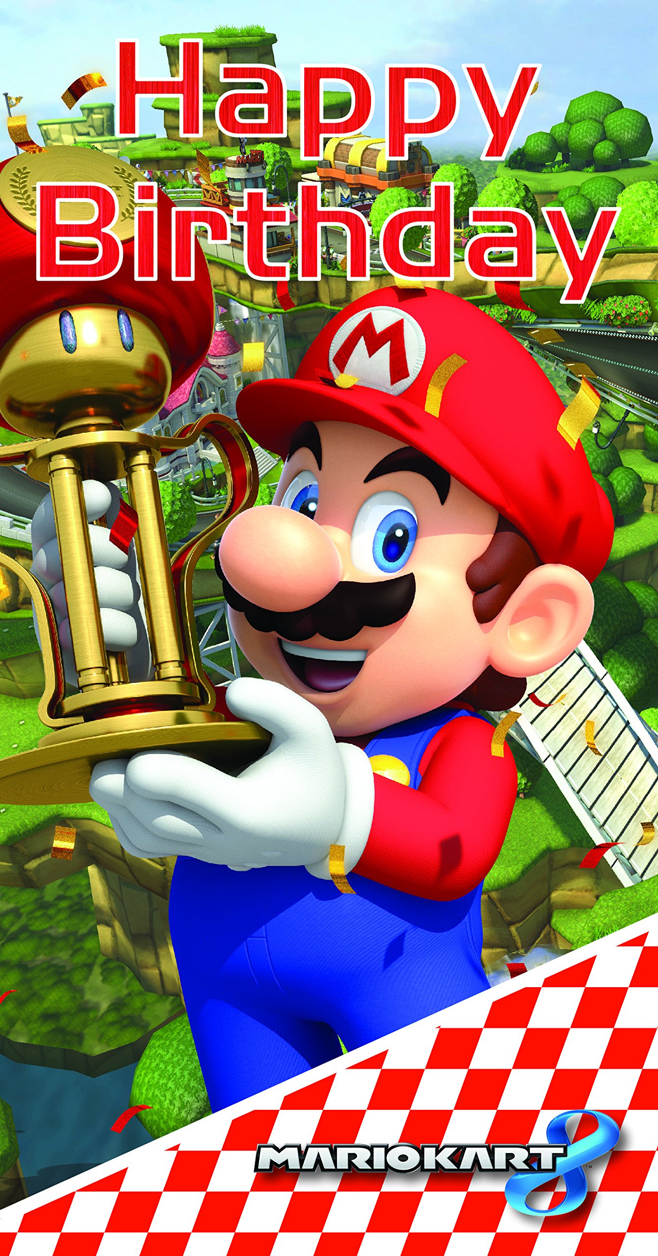 Mario Kart Happy Birthday Card- Buy Online in Senegal at Mario Kart Happy Birthday Card- Buy Online in Senegal at