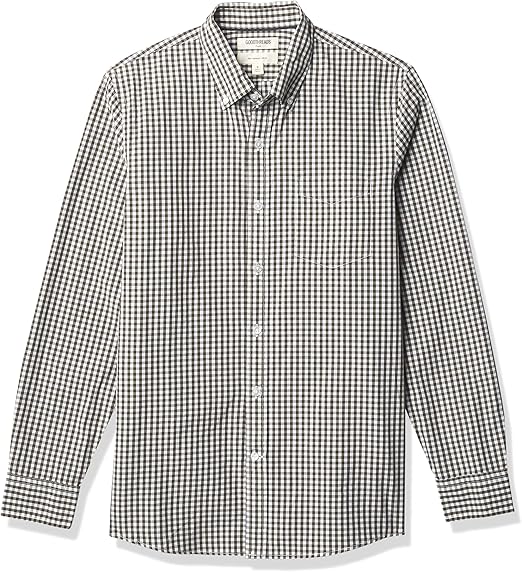 Amazon Co Jp Goodthreads グッドスレッズ メンズ スリムフィット 長袖 ギンガムシャツ Clothing Accessories