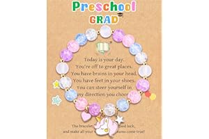 Leyung Bracelet Gifts for Boys Girls, Birthday Christmas Valentines Easter Day First Day of School Kindergarten Preschool Graduation Gifts for Girls Boys