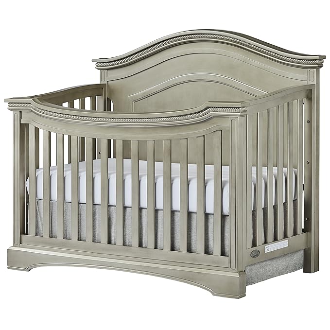 Evolur Adora Crib Storm Grey 2025