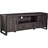 Wood barn door media stand Wood barn door media stand