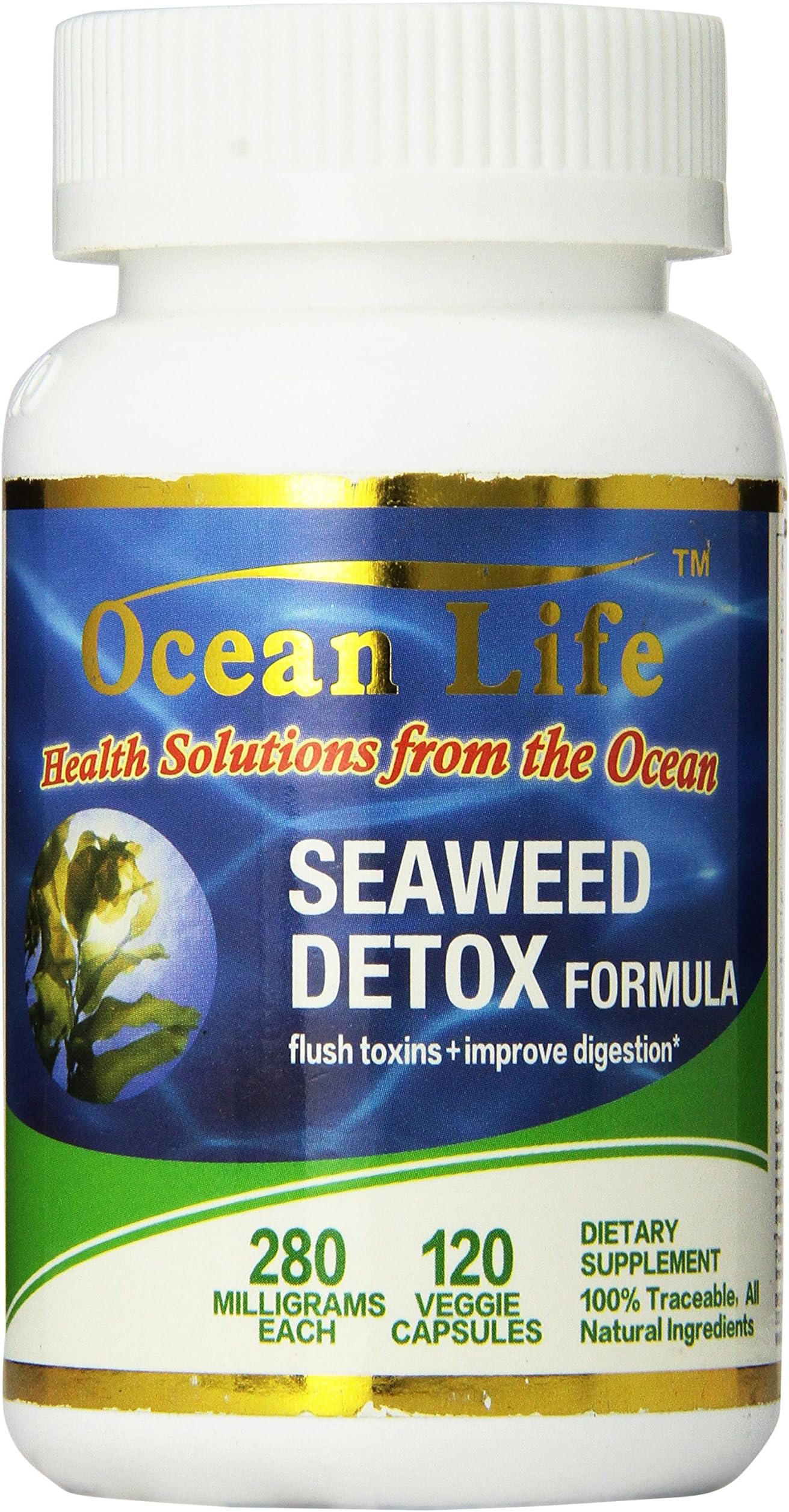 Omojo Health USA Sea-Weed Detox Formula, 120 Count