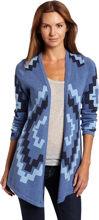 blue waterfall cardigan