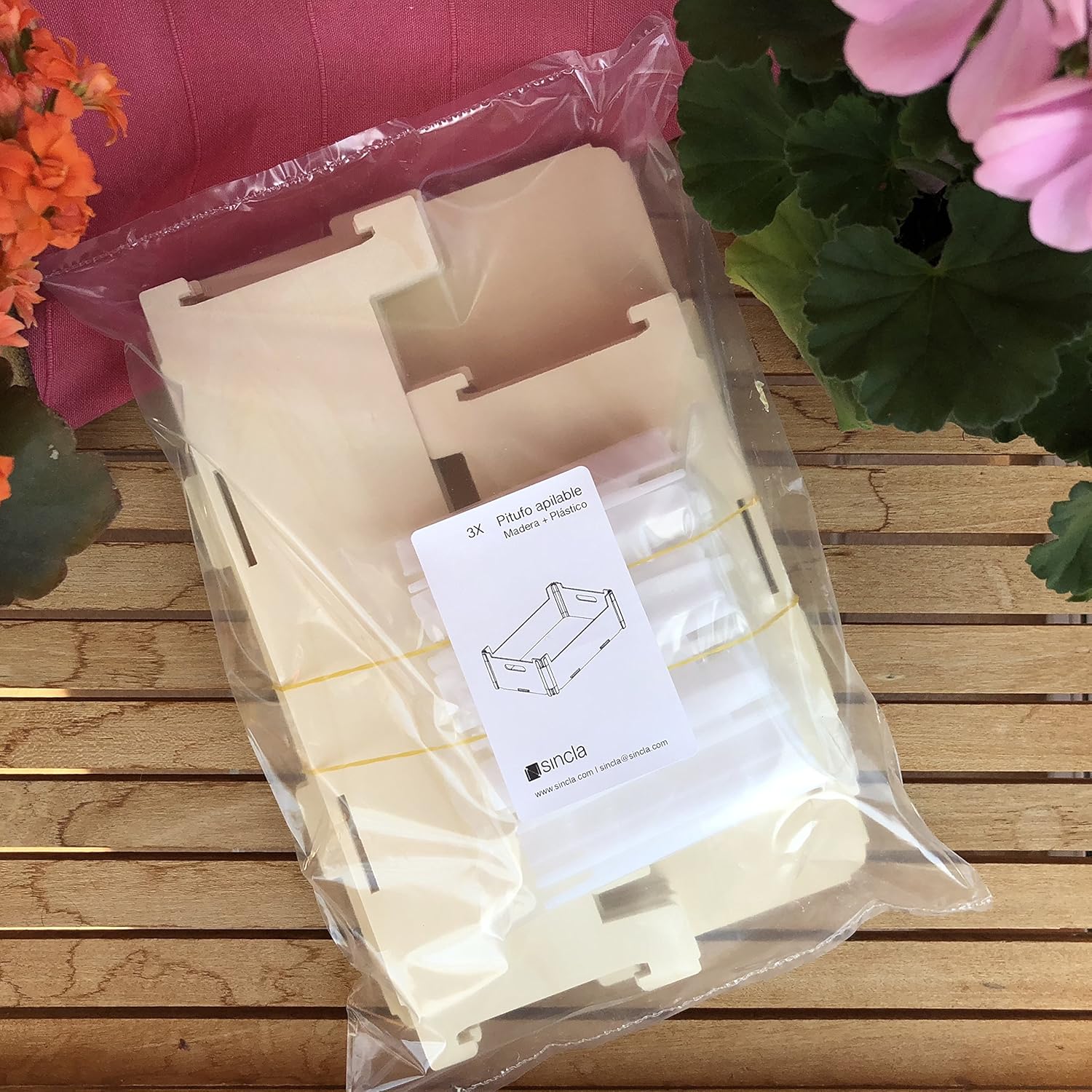 Cajas de Madera sin Tapa (Pack de 3) – Apilables: Amazon.es: Hogar