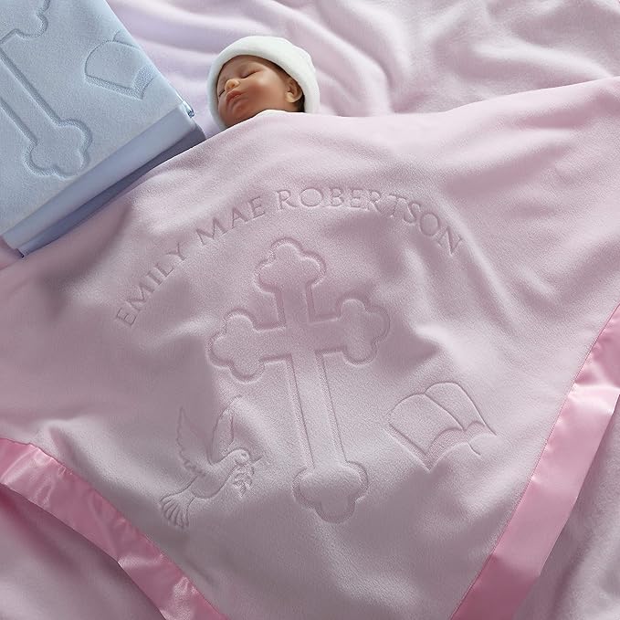 boy blanket name personalised embroidered baby girl gift,christening