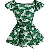 SHENBOLEN Womens Dashiki Tops Sleeveless Summer African Print Slim Fit Shirts Blouse