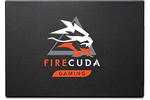 Seagate FireCuda 120 SSD 500GB Internal Solid State Drive – SATA 6Gb/s 3D TLC for Gaming PC Laptop (ZA500GM10001)
