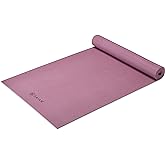 Gaiam Yoga Mat - Premium 5mm Solid Thick Non Slip Exercise & Fitness Mat for All Types of Yoga, Pilates & Floor Workouts (68