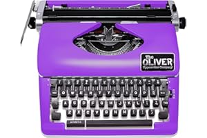 The Oliver Typewriter Company Legacy Manual Typewriter, Purple