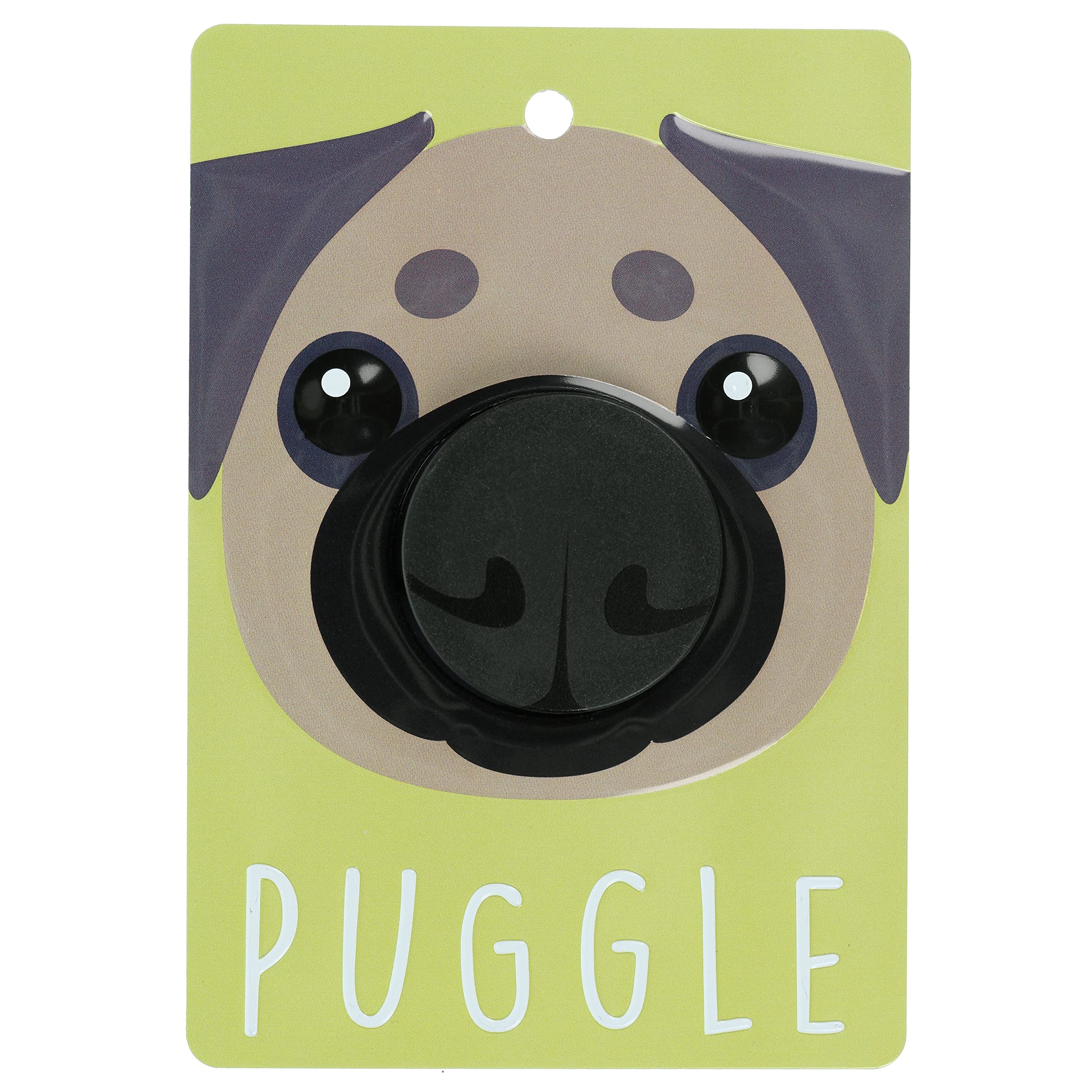Pooch Pals Puggle Dog Lead Holder Wall Mounted Plaque Pop-Out Hook Hanger