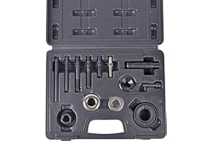 MAKOTOOLS Pulley Puller and Installer Kit, Power Steering Pump Remover Alternator AC Pulley Puller & Installer Set (MKT027)