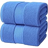 Infinitee Xclusives Jumbo Bath Sheets Towels for Adults – 600 GSM (35X70 Inches)– 100% Ring Spun Cotton, Soft and Absorbent Large Bath Towels for Bathroom