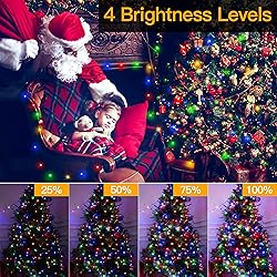 Ollny Christmas Lights 400LED 132FT, Plug-in