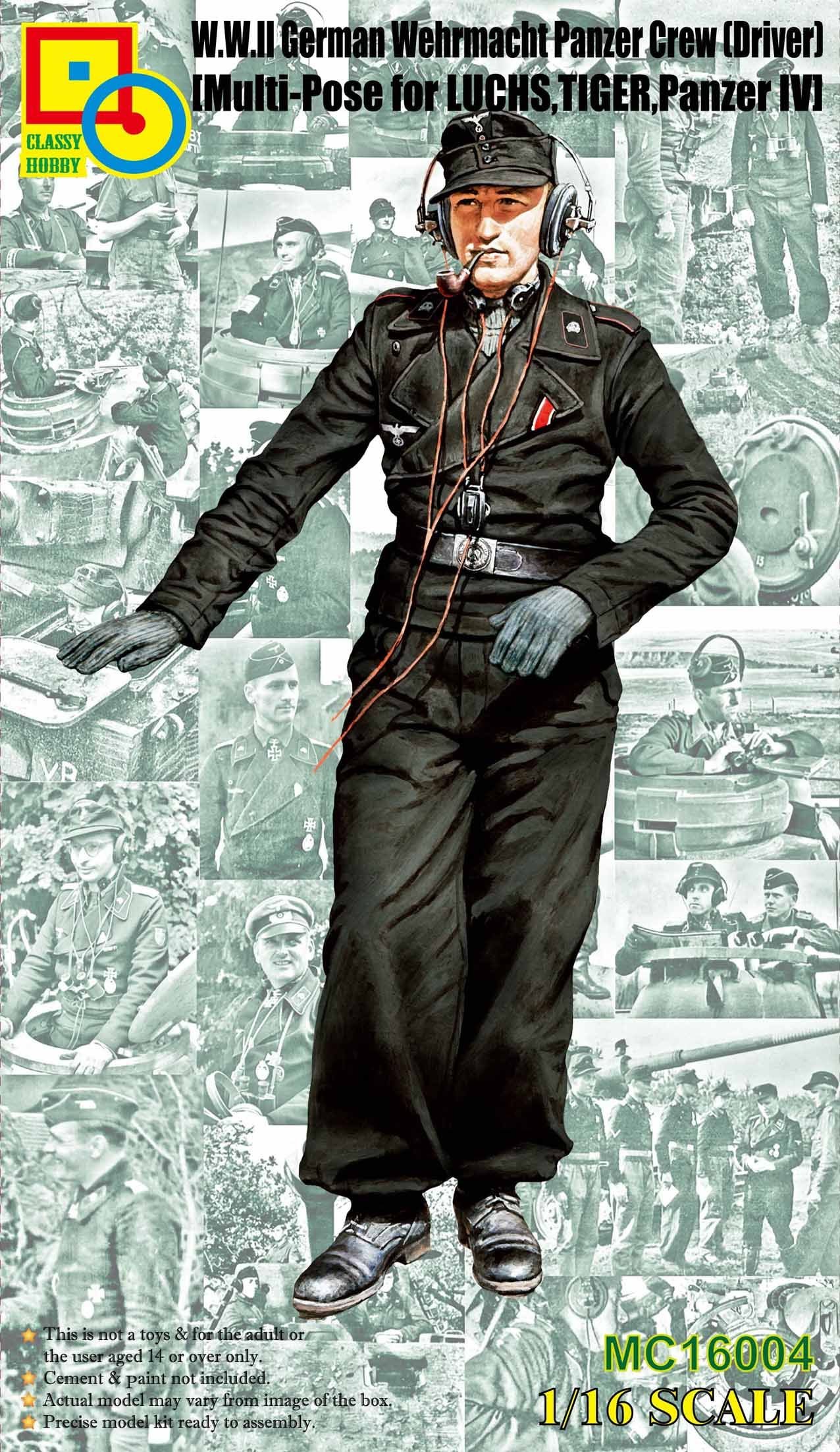 CLASSY HOBBY MC16004 – Figures Wwii German Wehrmacht Tank Crew