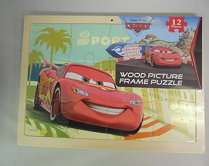 disney cars wooden puzzle