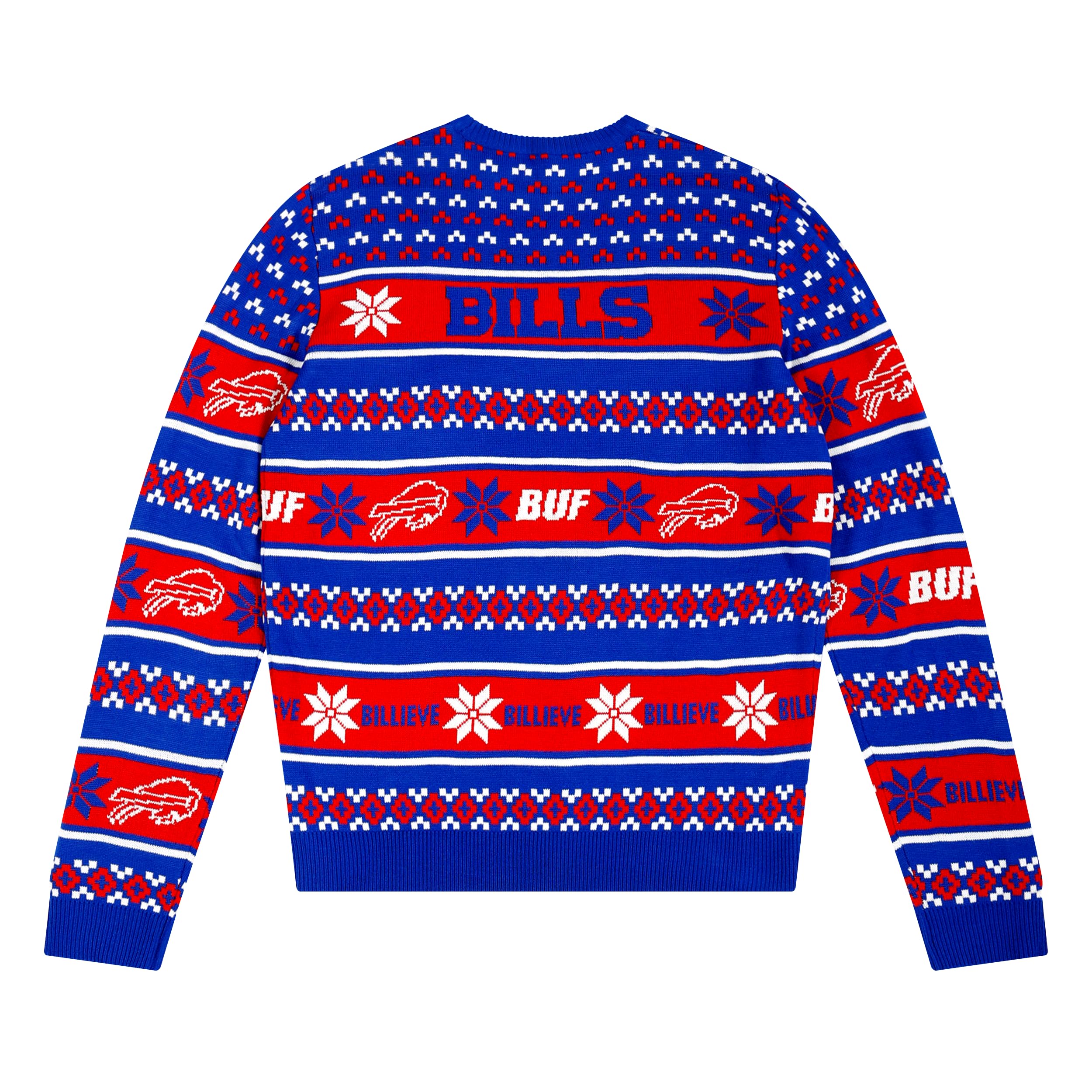 FOCO Standard NFL Big Logo Ugly Sweater, Team Color