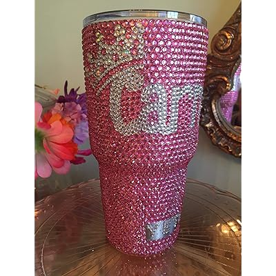 Personalized Rhinestone Yeti Rambler with Crown 30 Algeria Ubuy
