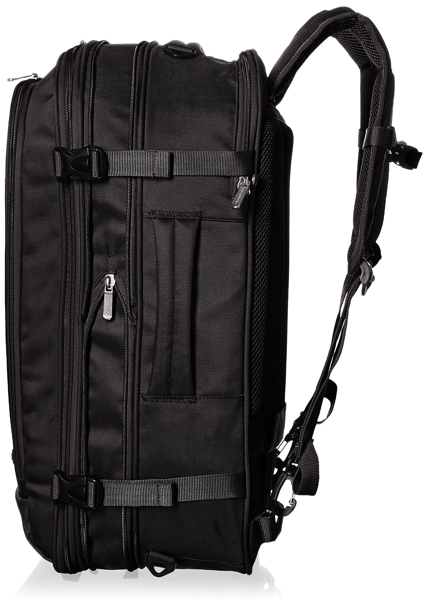 AmazonBasics Carry On Travel Backpack - Black