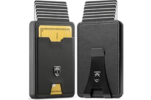 TRAVANDO Swype Slim Wallet for Men Metal RFID Blocking Mens Wallet Card Case