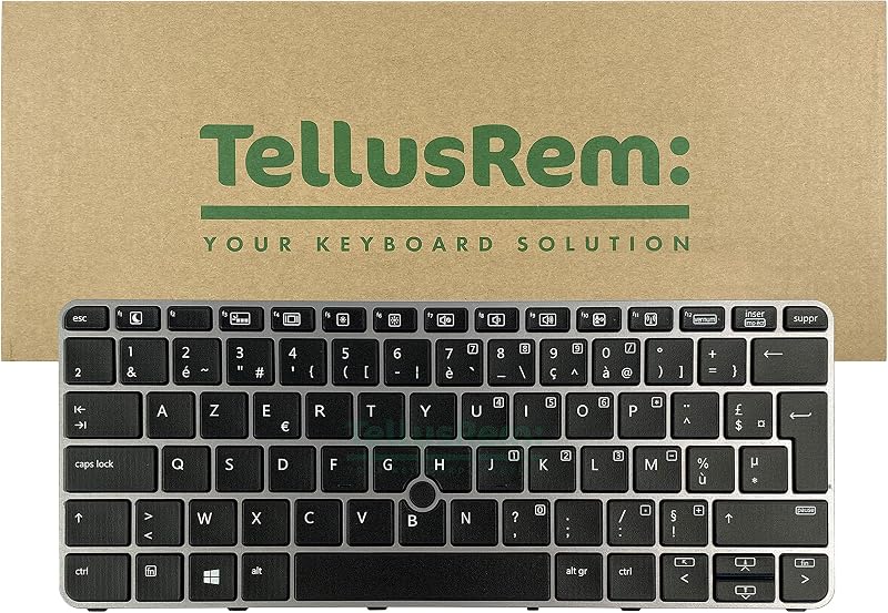 TellusRem French Backlit Keyboard for HP 820 G3 G4 725 G3 G4 Replacement